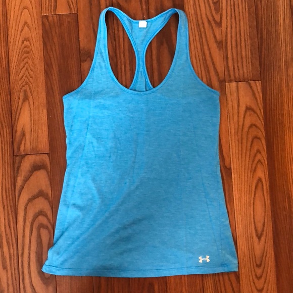 Blue under armour tank top
